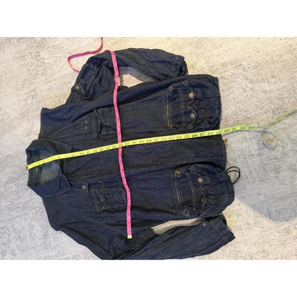 Ralph Lauren Jeans Vintage Denim/Linen Jacke sz 2x - Picture 4 of 4